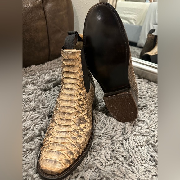 Genuine Python Chelsea Boots - Picture 6 of 9